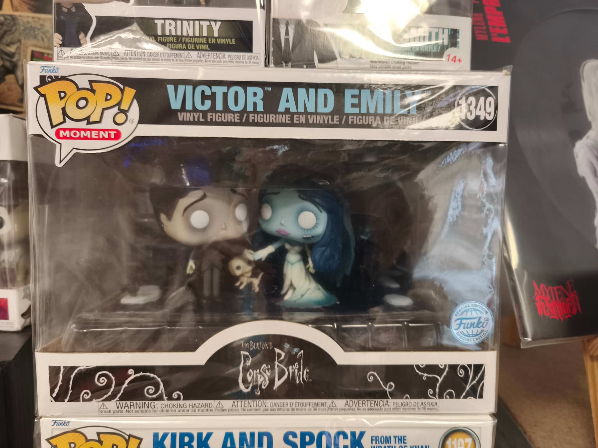 Funko Pop Moment Corpse Bride Victor and Emily chez Game & Disc