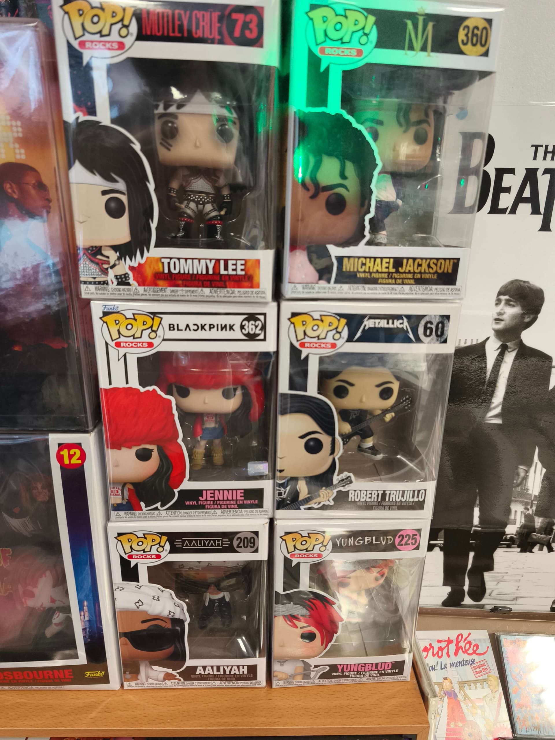 Funko Pop Rocks : Tommy Lee, Michael Jackson, Blackpink, Metallica chez Game & Disc
