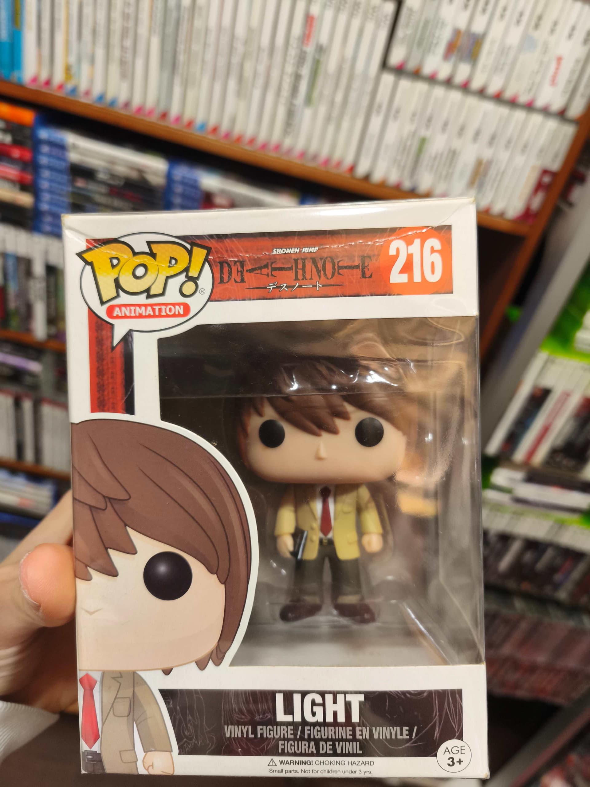 Funko Pop Death Note Light Yagami numero 216