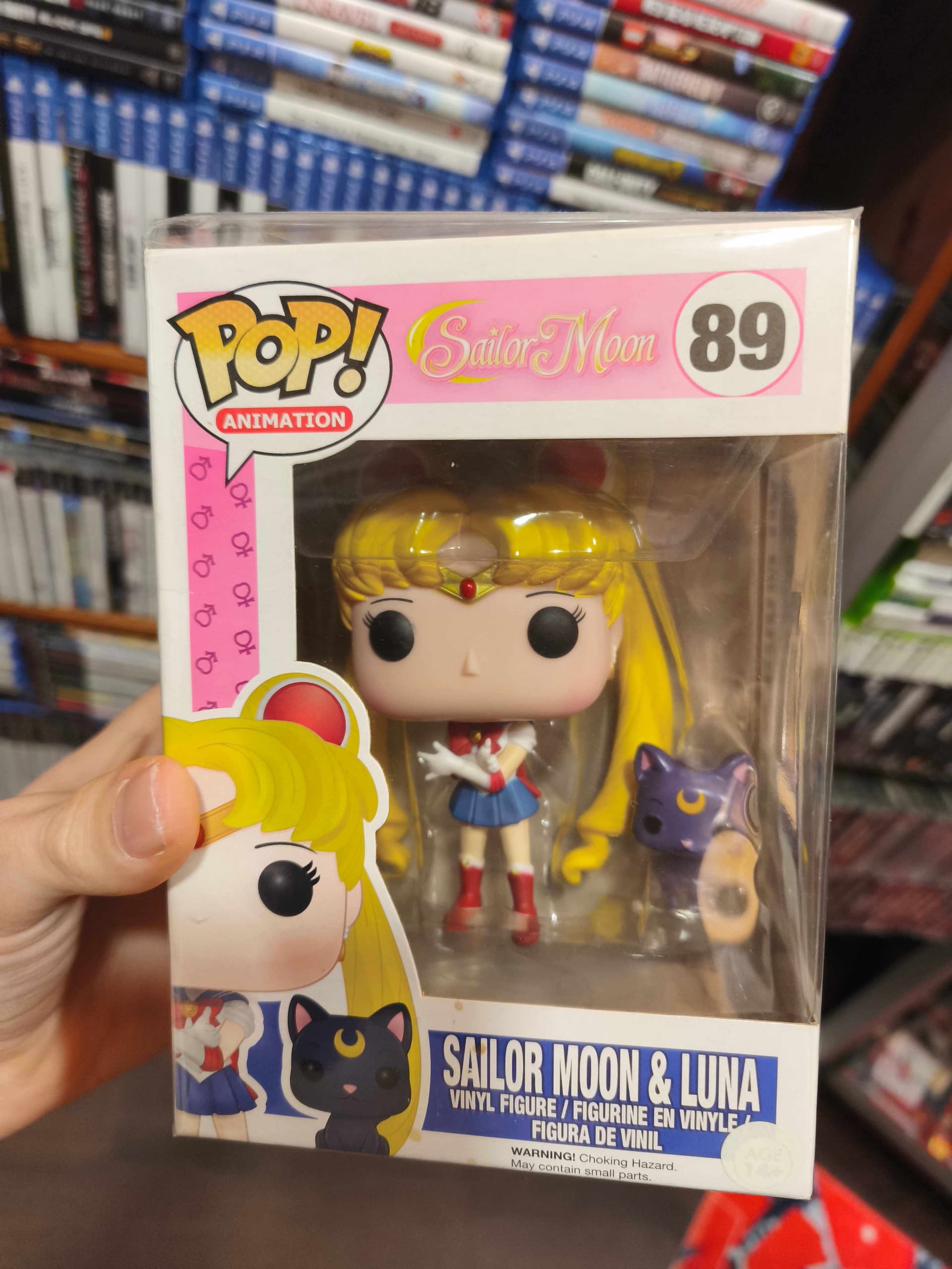 Funko Pop Sailor Moon et Luna numero 89 - figurine de collection