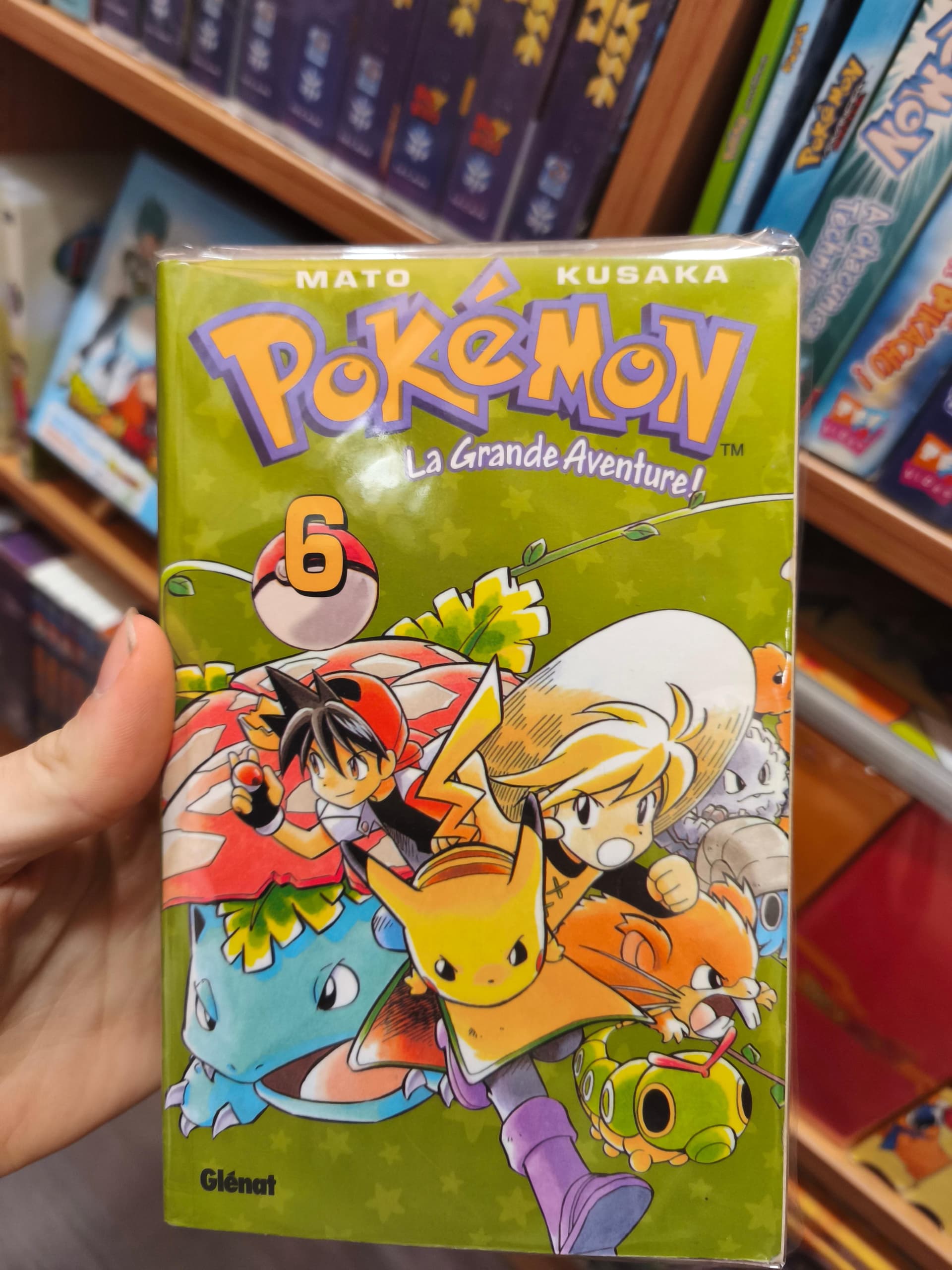 Manga Pok\u00e9mon La Grande Aventure tome 6 Gl\u00e9nat en vente chez Game & Disc Montrichard