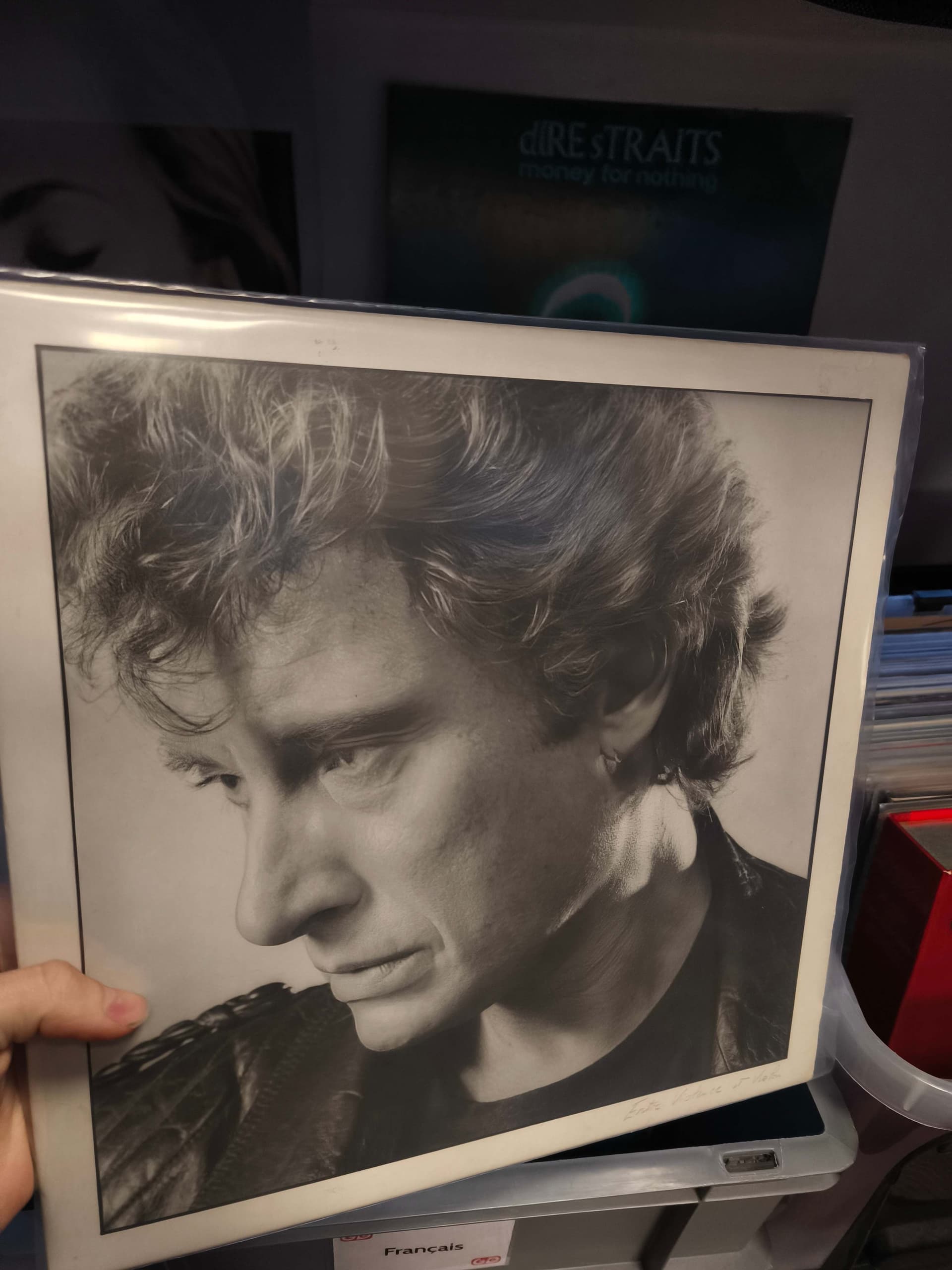 Vinyle Johnny Hallyday Dire Straits d'occasion en vente chez Game & Disc Montrichard